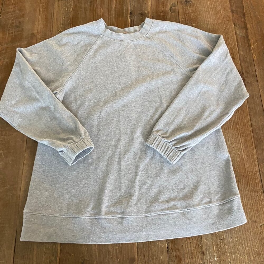 Eberjey Sweatshirt‎ Gray Crewneck Women's Soft Loungewear Size Large